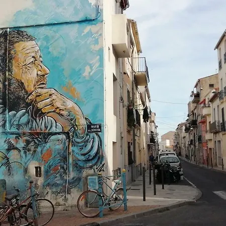 Le Pouffre, maison de pêcheur au quartier des artistes, clim, WiFi Sète Extérieur photo